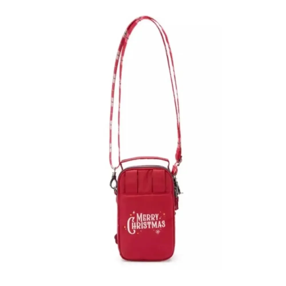 NEW Disney Parks‎ Mickey Mouse Holiday Convertible Crossbody Bag by Lug Plaid